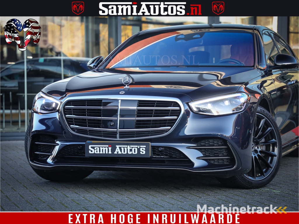 Mercedes-Benz S-klasse AMG Line 580 510 PK 4 WIELSTURING 4MATIC LANG Origineel Nederlandse auto | Dealer Onderhouden | Fabrieksgarantie t/m 20 Aug 2027 of 200000 km