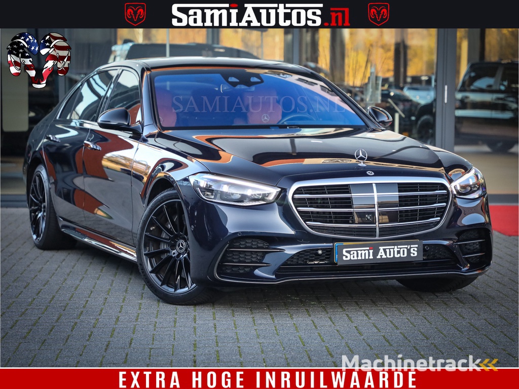 Mercedes-Benz S-klasse AMG Line 580 510 PK 4 WIELSTURING 4MATIC LANG Origineel Nederlandse auto | Dealer Onderhouden | Fabrieksgarantie t/m 20 Aug 2027 of 200000 km