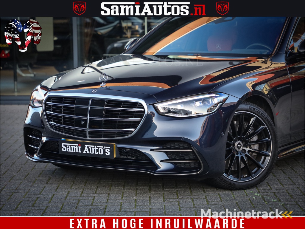 Mercedes-Benz S-klasse AMG Line 580 510 PK 4 WIELSTURING 4MATIC LANG Origineel Nederlandse auto | Dealer Onderhouden | Fabrieksgarantie t/m 20 Aug 2027 of 200000 km