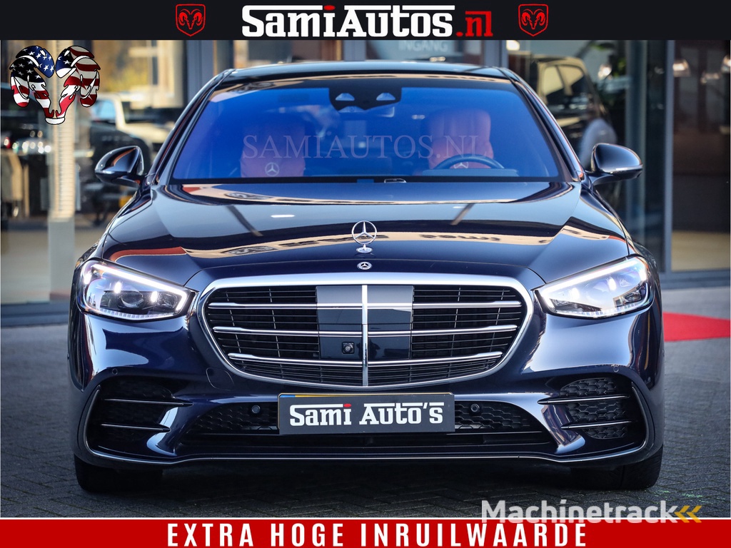 Mercedes-Benz S-klasse AMG Line 580 510 PK 4 WIELSTURING 4MATIC LANG Origineel Nederlandse auto | Dealer Onderhouden | Fabrieksgarantie t/m 20 Aug 2027 of 200000 km