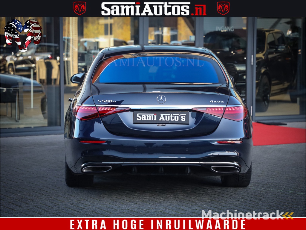 Mercedes-Benz S-klasse AMG Line 580 510 PK 4 WIELSTURING 4MATIC LANG Origineel Nederlandse auto | Dealer Onderhouden | Fabrieksgarantie t/m 20 Aug 2027 of 200000 km