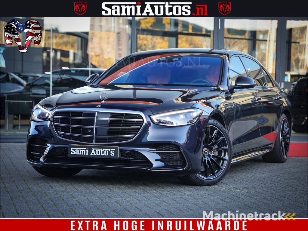 Mercedes-Benz S-klasse AMG Line 580 510 PK 4 WIELSTURING 4MATIC LANG Origineel Nederlandse auto | Dealer Onderhouden | Fabrieksgarantie t/m 20 Aug 2027 of 200000 km