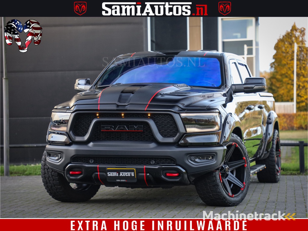 Dodge Ram 1500 HULK | 5.7 V8 | REBEL | WIDEBODY | LUCHTVERING | PANODAK | BREEDSET WIELEN | MEGA DIK | CREWCAB | DUBBELE CABINE | DC 5 PERSOONS | TOP CONDITIE | EERSTE EIGENAAR |