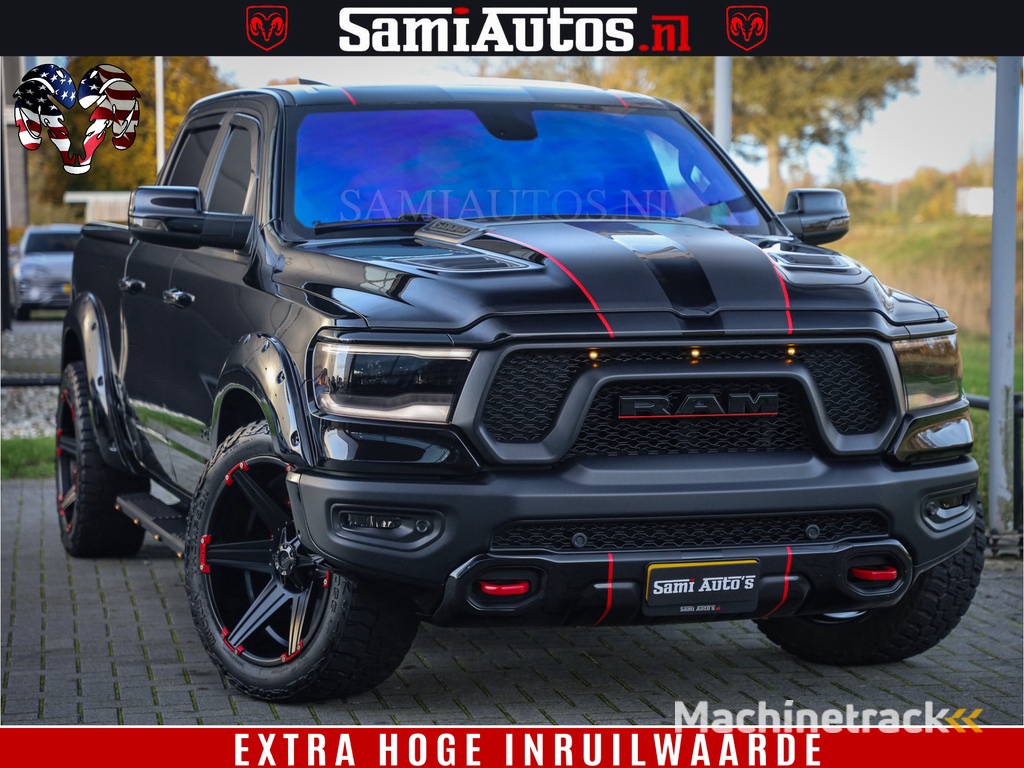 Dodge Ram 1500 HULK | 5.7 V8 | REBEL | WIDEBODY | LUCHTVERING | PANODAK | BREEDSET WIELEN | MEGA DIK | CREWCAB | DUBBELE CABINE | DC 5 PERSOONS | TOP CONDITIE | EERSTE EIGENAAR |