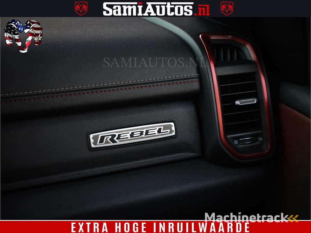 Dodge Ram 1500 HULK | 5.7 V8 | REBEL | WIDEBODY | LUCHTVERING | PANODAK | BREEDSET WIELEN | MEGA DIK | CREWCAB | DUBBELE CABINE | DC 5 PERSOONS | TOP CONDITIE | EERSTE EIGENAAR |