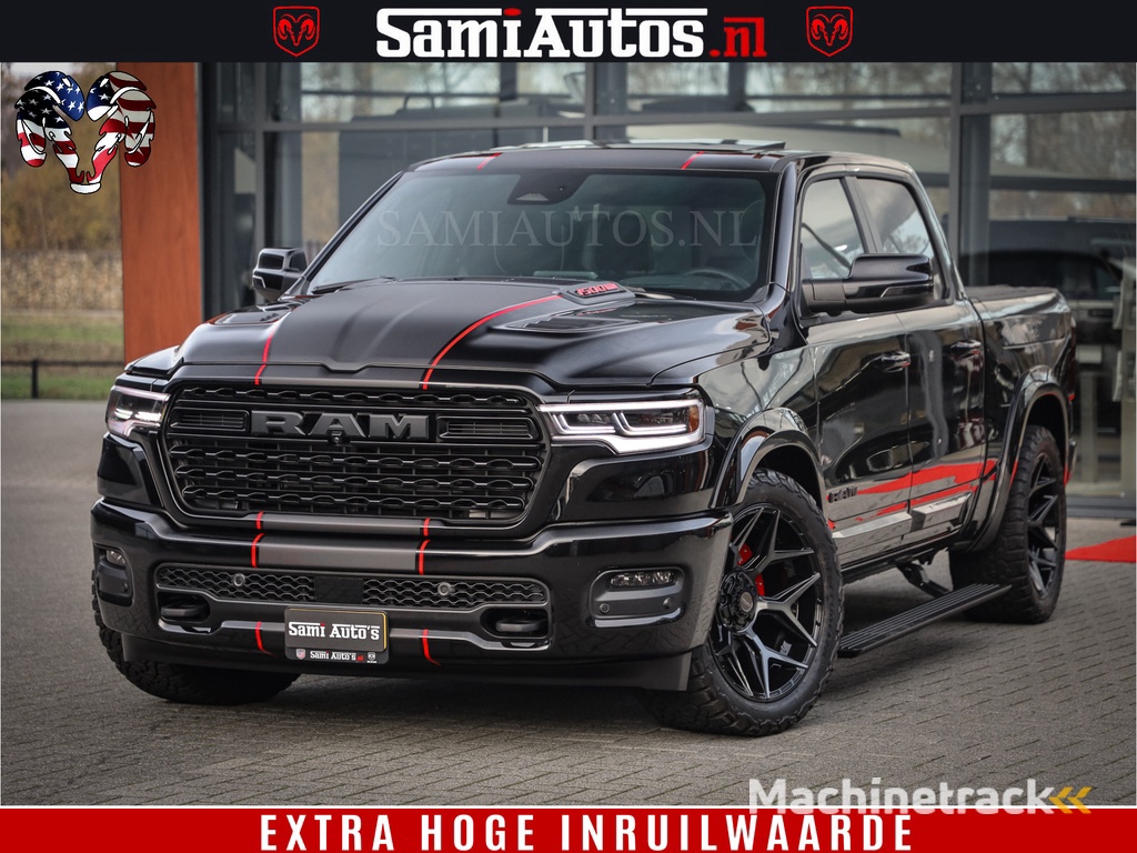 Dodge Ram 1500 Limited High Output 540HP 706Nm | Massage + Full Option | De Meest Luxe en Volle Pick-Up in zijn Klasse | Comfortabele Dubbele Cabine met Royale 5 Zitplaatsen | HULK PACK MEERPRIJS |  Voorraad Nr 2318 - 5415