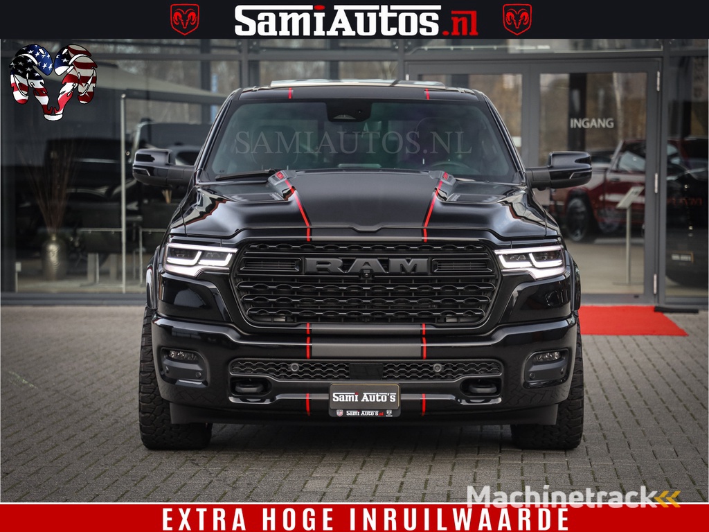 Dodge Ram 1500 Limited High Output 540HP 706Nm | Massage + Full Option | De Meest Luxe en Volle Pick-Up in zijn Klasse | Comfortabele Dubbele Cabine met Royale 5 Zitplaatsen | HULK PACK MEERPRIJS |  Voorraad Nr 2318 - 5415