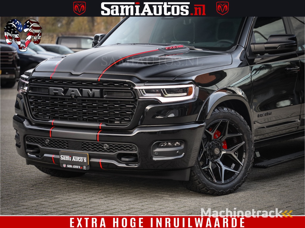 Dodge Ram 1500 Limited High Output 540HP 706Nm | Massage + Full Option | De Meest Luxe en Volle Pick-Up in zijn Klasse | Comfortabele Dubbele Cabine met Royale 5 Zitplaatsen | HULK PACK MEERPRIJS |  Voorraad Nr 2318 - 5415