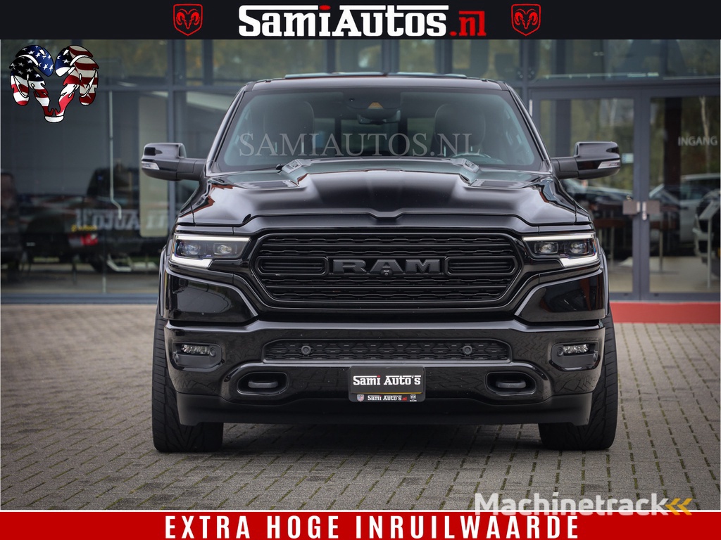 Dodge Ram 1500 LIMITED NIGHT | FEUL BLACK WHEELS | BOM VOL | 5.7 V8 4x4 | DUBBELE CABINE | MWK | XB9 | HUD | TOP STAAT