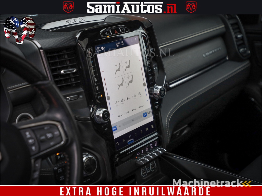 Dodge Ram 1500 LIMITED NIGHT | FEUL BLACK WHEELS | BOM VOL | 5.7 V8 4x4 | DUBBELE CABINE | MWK | XB9 | HUD | TOP STAAT