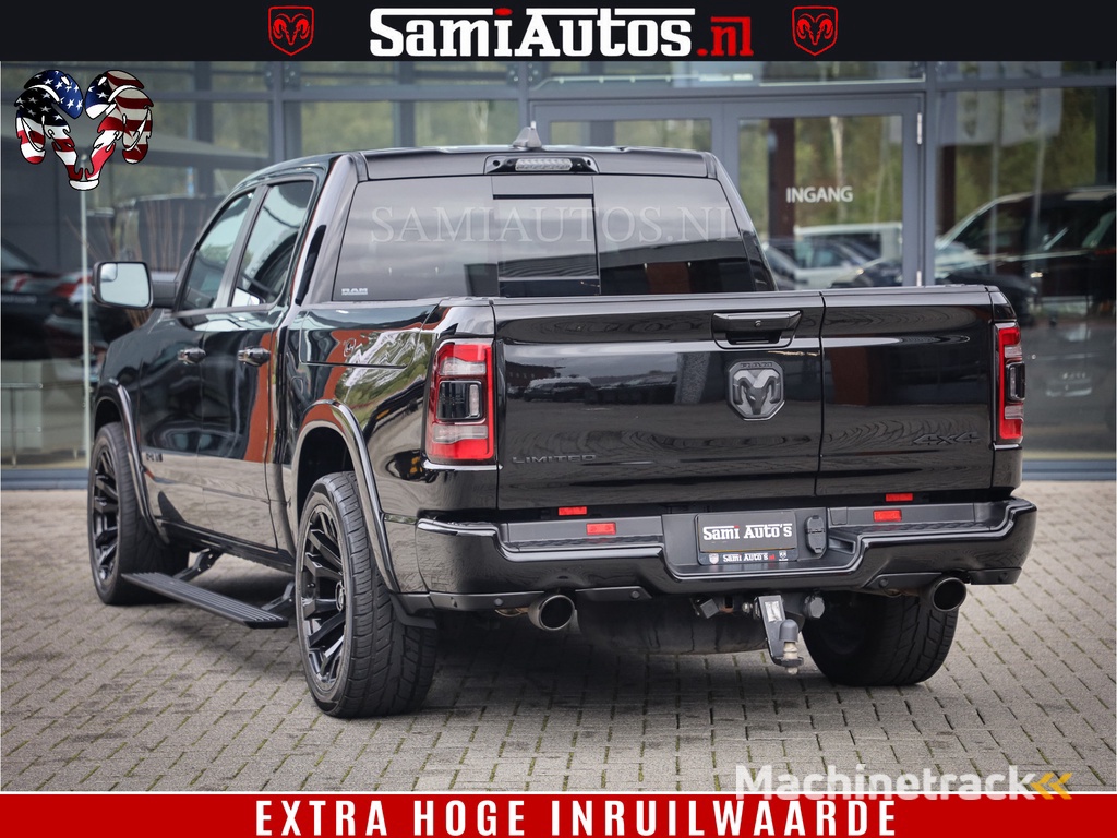 Dodge Ram 1500 LIMITED NIGHT | FEUL BLACK WHEELS | BOM VOL | 5.7 V8 4x4 | DUBBELE CABINE | MWK | XB9 | HUD | TOP STAAT