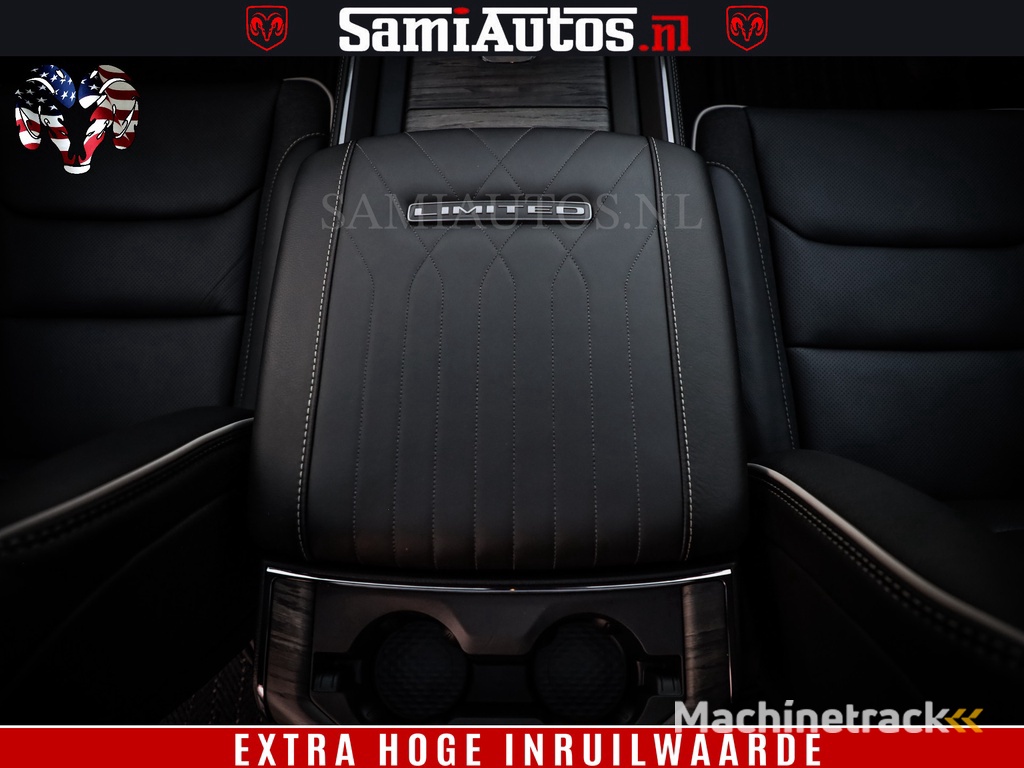 Dodge Ram 1500 Limited Night High Output 540HP 706Nm | Massage + Full Option | De Meest Luxe en Volle Pick-Up in zijn Klasse | Comfortabele Dubbele Cabine met Royale 5 Zitplaatsen | BPM vrij | Nu Leverbaar uit Voorraad | Voorraad Nr 2320 - 5138