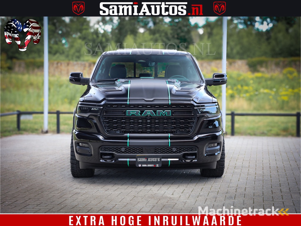 Dodge Ram 1500 Limited H.O 540HP 706Nm | Massage + Full Option | De Meest Luxe en Volle Pick-Up in zijn Klasse | Comfortabele Dubbele Cabine met Royale 5 Zitplaatsen | BPM vrij | Nu Leverbaar uit Voorraad | Voorraad Nr 2304 - 8540