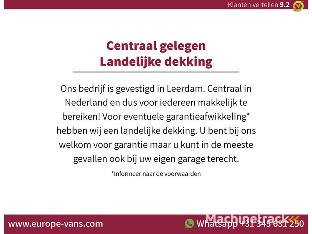 Mercedes-Benz Sprinter 311 CDI 7G Automaat RWD Bakwagen met achterdeuren Airco 03-2021