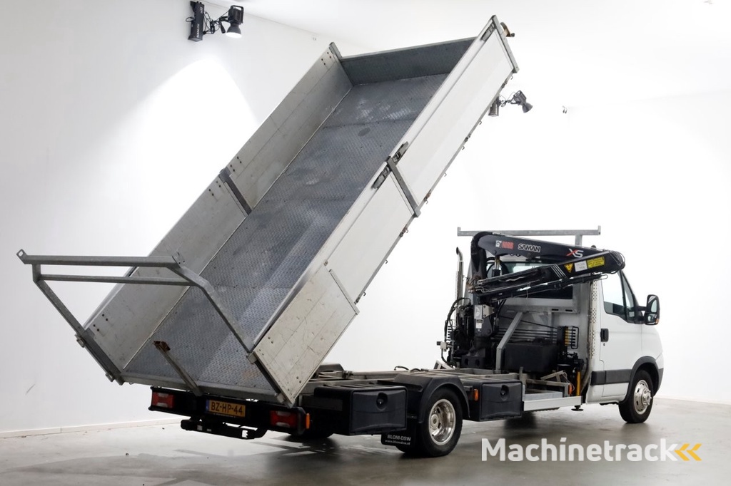 Iveco Daily 50C18 3.0 177pk Automaat Kipper L450 + HIAB 044B-1 Kraan PTO/Luchtvering 07-2011