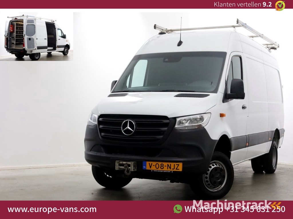 Mercedes-Benz Sprinter 519 3.0 CDI V6 L2H2 4X4 ZG3 Airco/Camera/Trekhaak 3500kg/Inrichting 12-2019