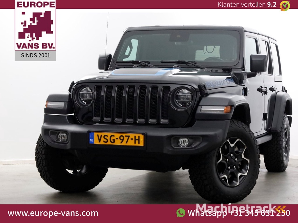 Jeep Wrangler Unlimited 4xe 380pk RUBICON 4x4 Automaat Plug-In Hybride Grijs Kenteken 10-2021