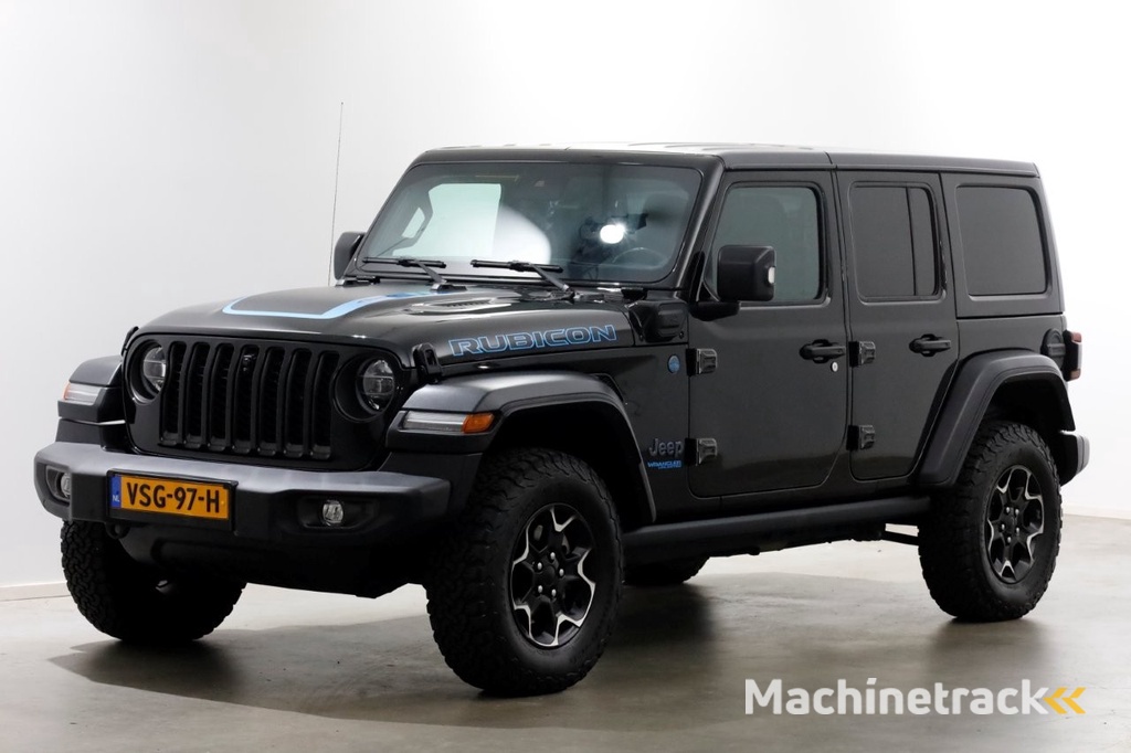 Jeep Wrangler Unlimited 4xe 380pk RUBICON 4x4 Automaat Plug-In Hybride Grijs Kenteken 10-2021