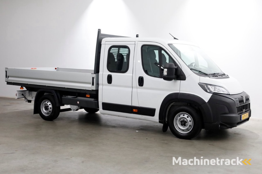 Peugeot Boxer 2.2 BlueHDi 140pk D.C. Open Laadbak Trekhaak 3000kg BPM-Vrij 11-2024