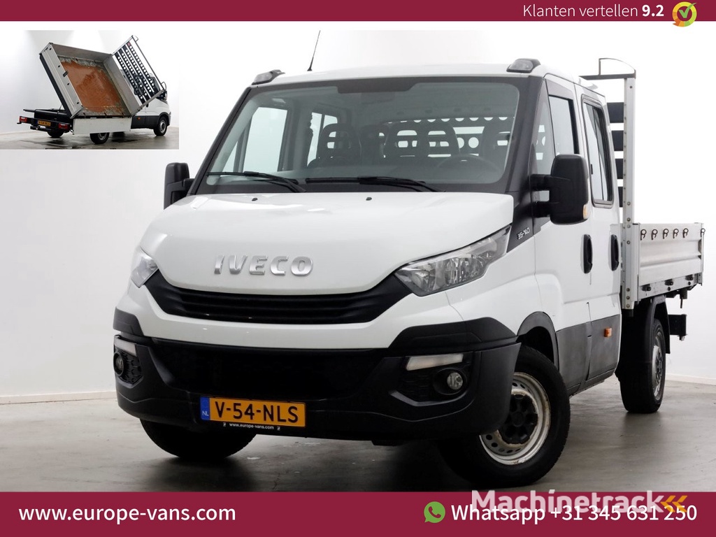 Iveco Daily 35S14 316pk E6 L2H1 D.C. 3-Zijdige Kipper Airco/Trekhaak 3500kg 02-2018