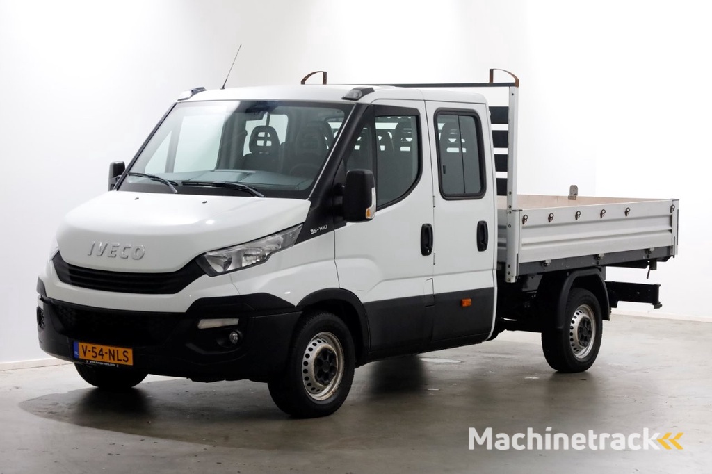 Iveco Daily 35S14 316pk E6 L2H1 D.C. 3-Zijdige Kipper Airco/Trekhaak 3500kg 02-2018