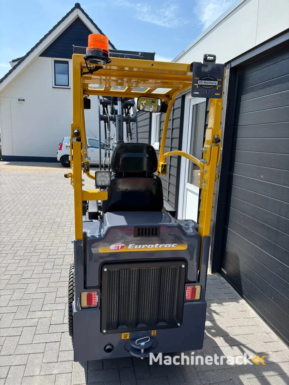 Eurotrac W10 minishovel, gloednieuw, zeer compleet tegen scherpe prijs, Kubota gazonbanden