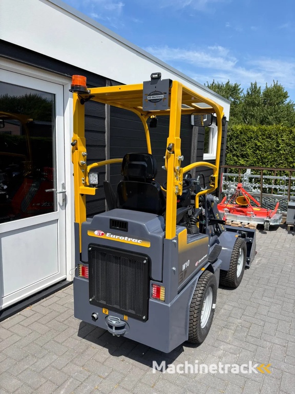 Eurotrac W10 minishovel, gloednieuw, zeer compleet tegen scherpe prijs, Kubota gazonbanden