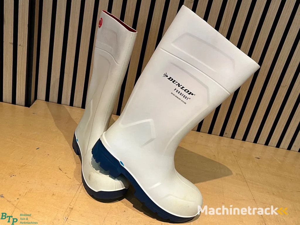 Dunlop Nieuwe Purofort witte Laarzen Stalen Neus slagerij