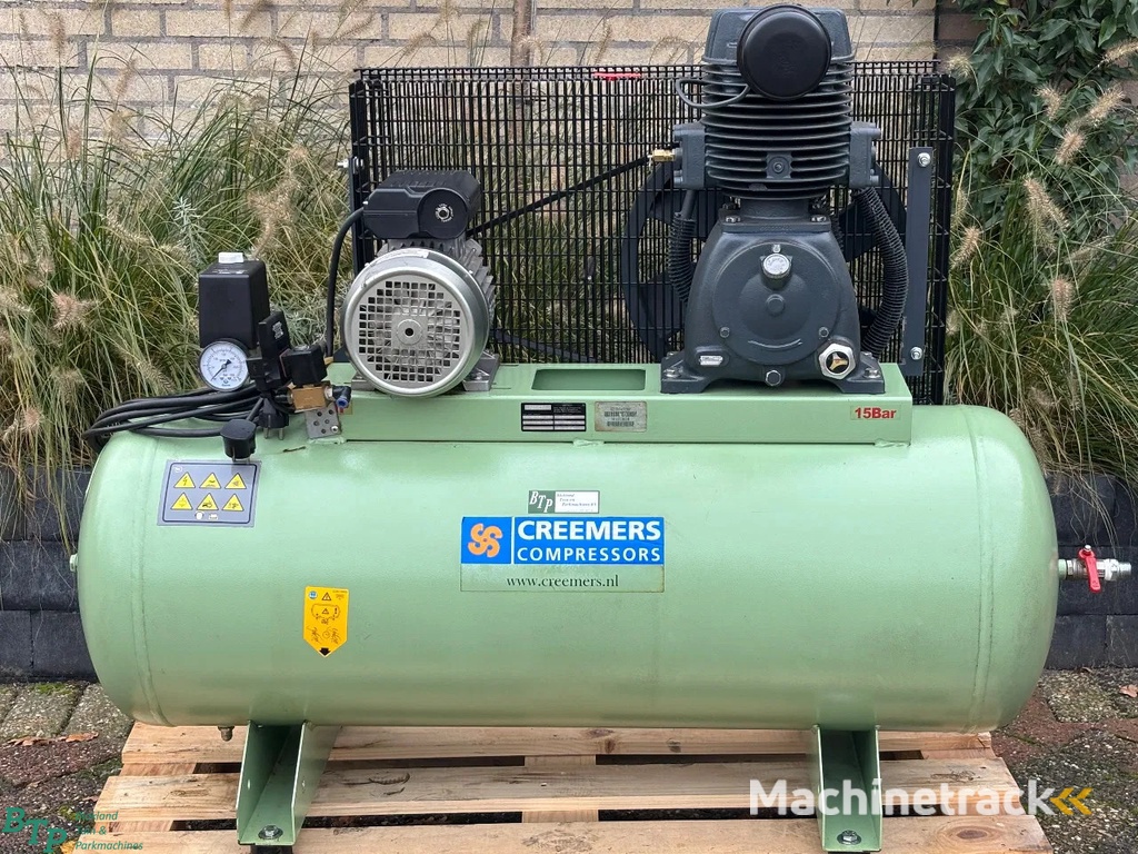 Creemers Compressor gebruikte csg350 / 150l luchtcompressor 230v 150l