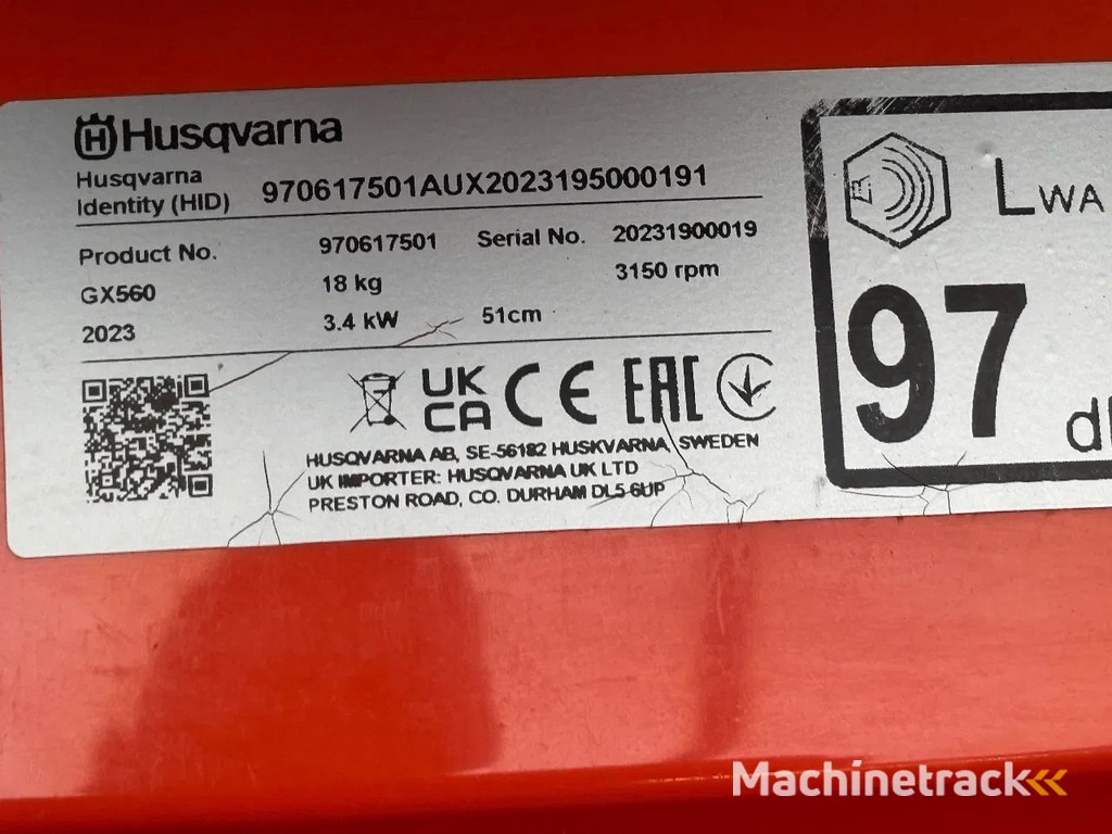 Husqvarna Flymo GX560 gebruikte zweefmaaier Honda