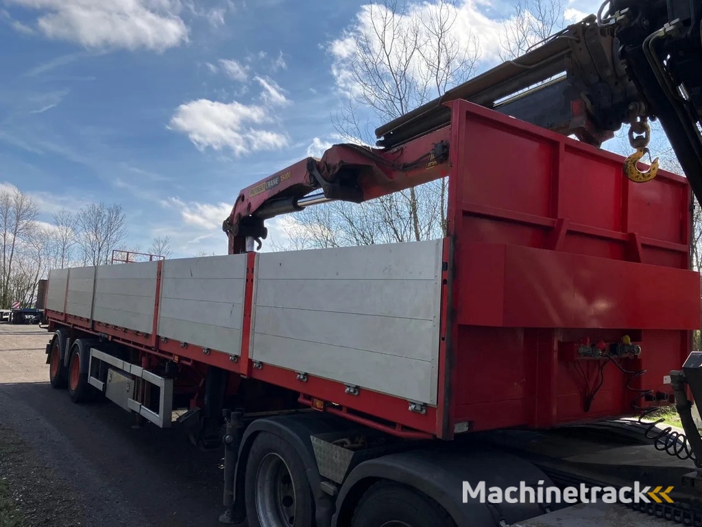 Dapa 2 as gestuurde kraan trailer