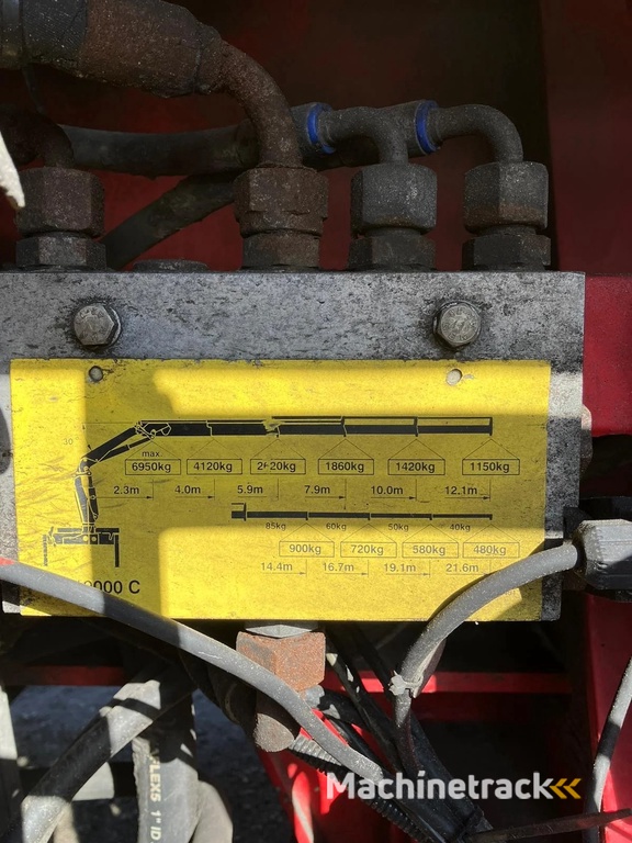 Dapa 2 as gestuurde kraan trailer