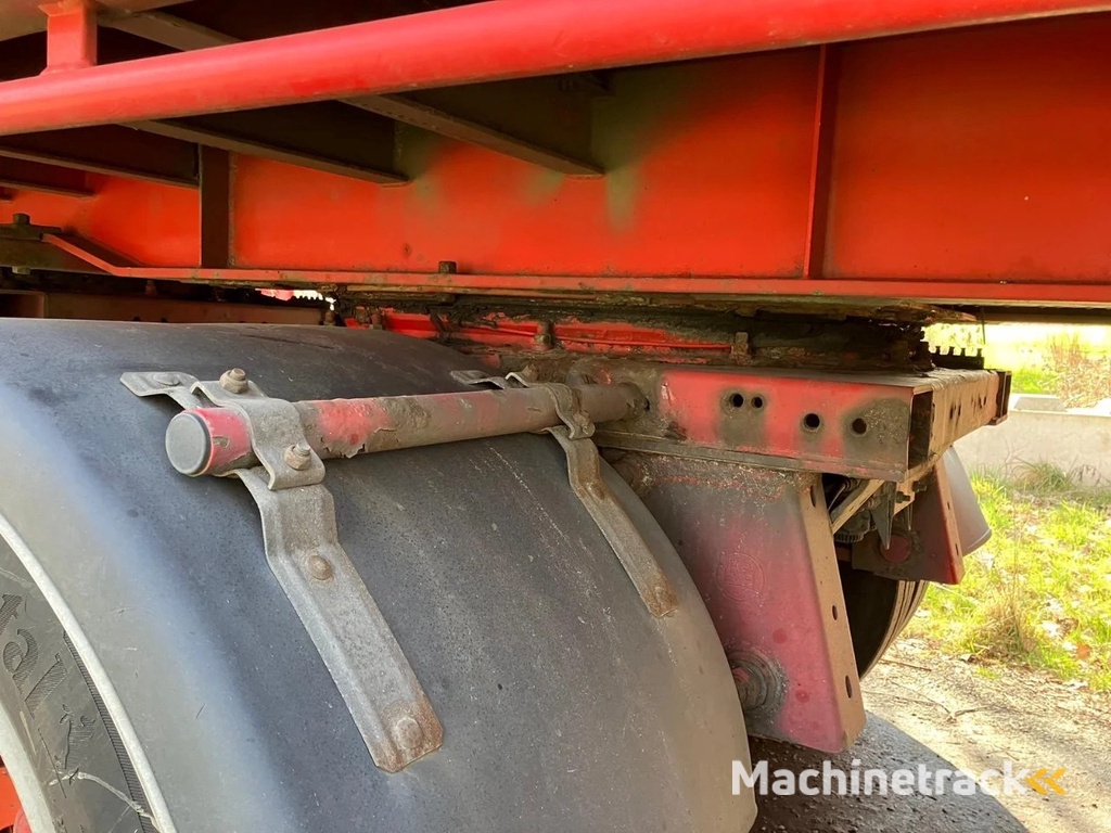 Dapa 2 as gestuurde kraan trailer