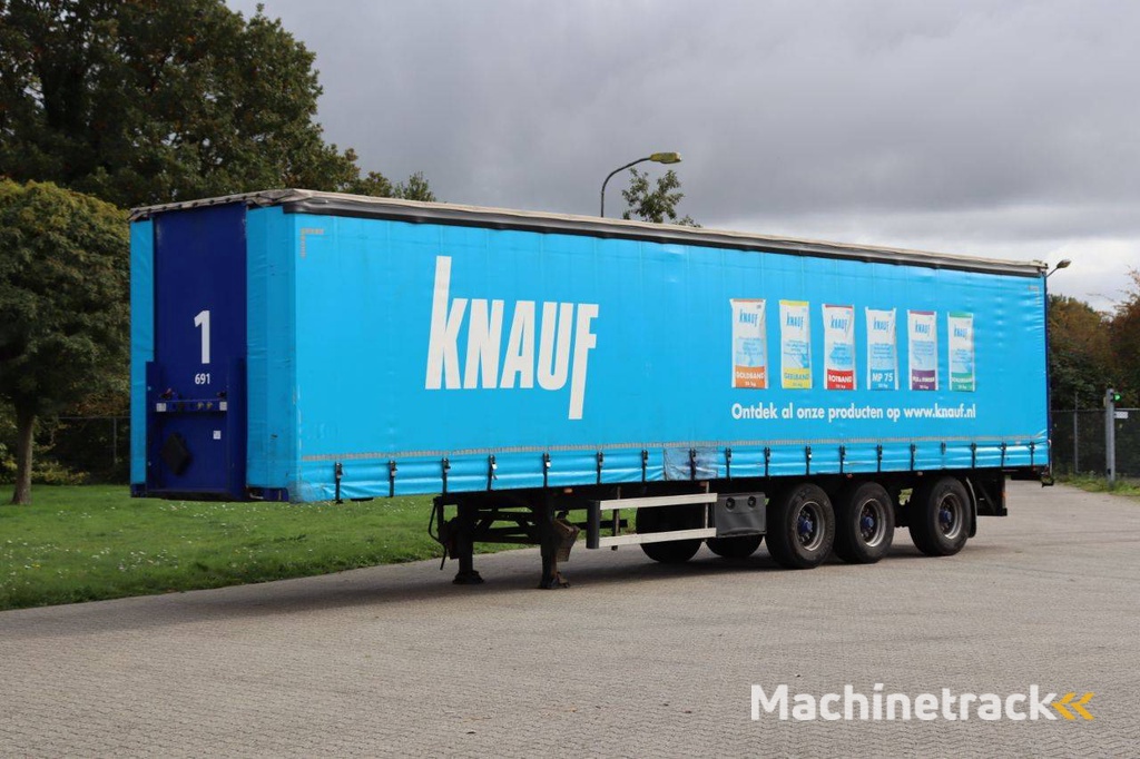 Curtainsider trailer Groenewegen DRO-14-27 2006