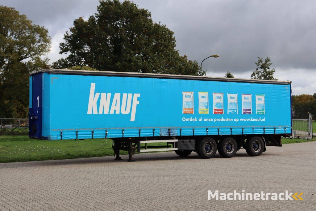 Curtainsider trailer Groenewegen DRO-14-27 2006