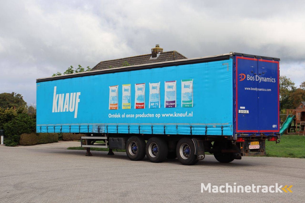 Curtainsider trailer Groenewegen DRO-14-27 2006