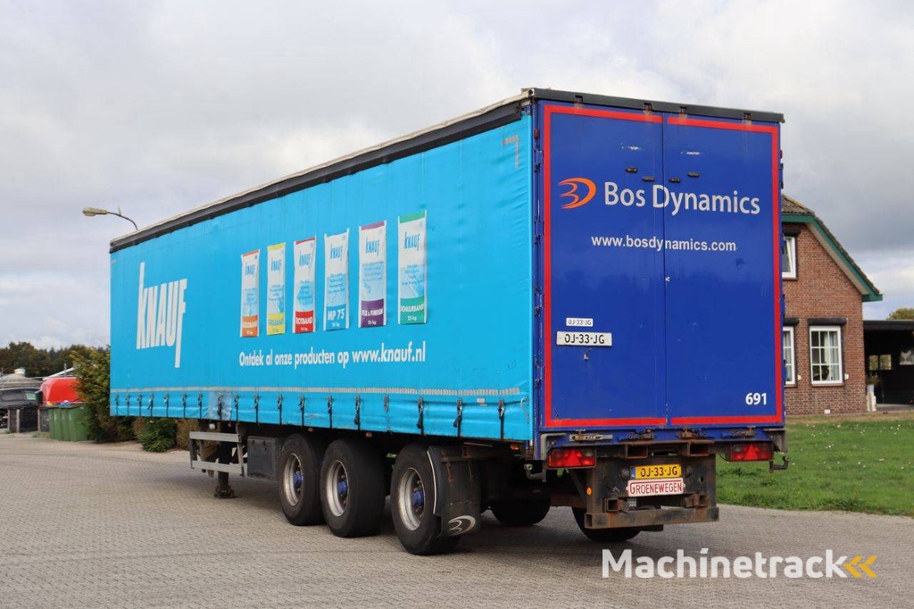 Curtainsider trailer Groenewegen DRO-14-27 2006