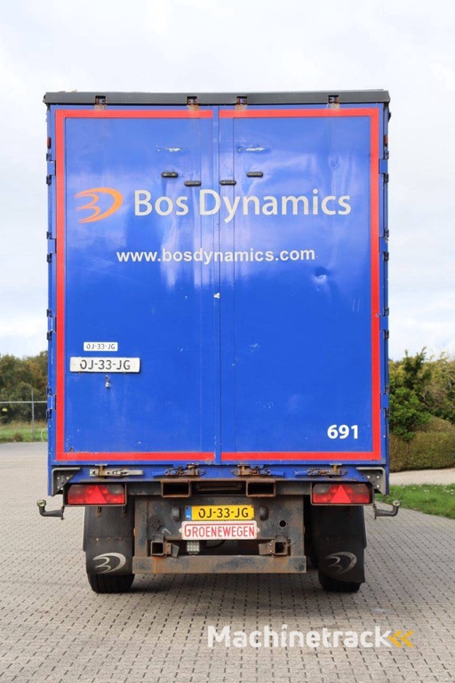 Curtainsider trailer Groenewegen DRO-14-27 2006