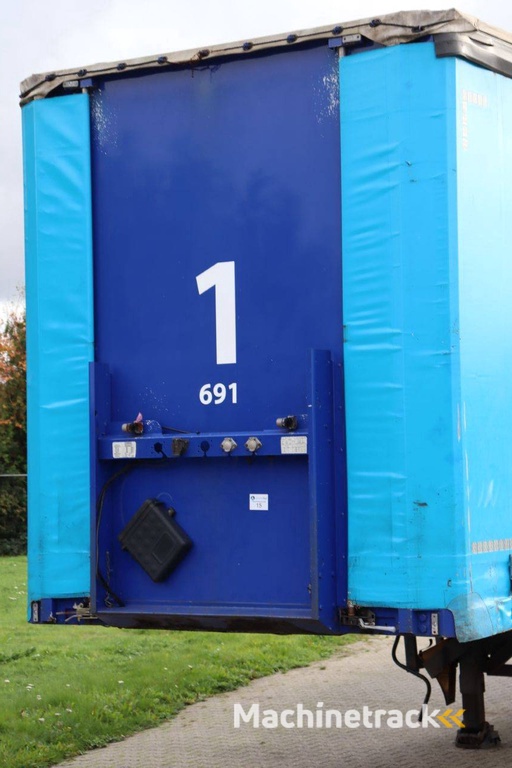 Curtainsider trailer Groenewegen DRO-14-27 2006