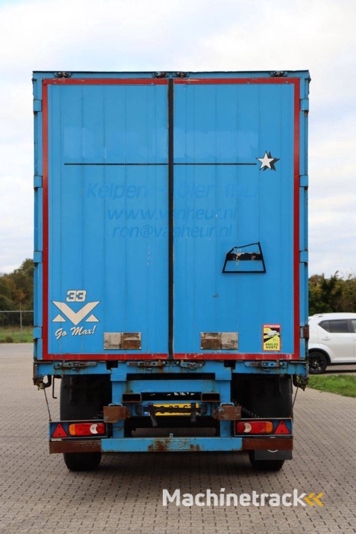 Curtainsider trailer Pacton TBD339 2001