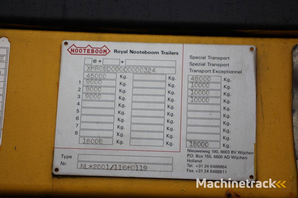 Semi-Dieplader Nooteboom OSDS-48-03V