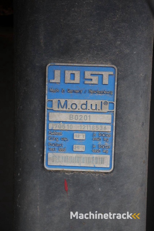 Flatbed trailer Pacon 1520 D