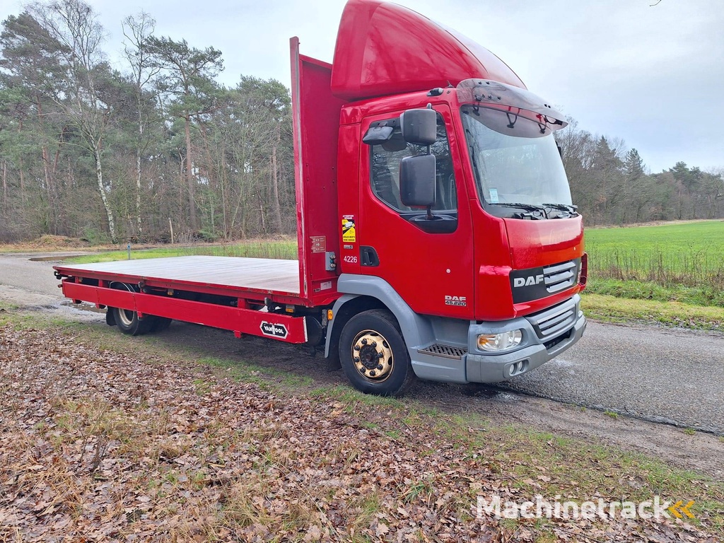 Platte Laadbak Vrachtwagen DAF LF45 Diesel 2009