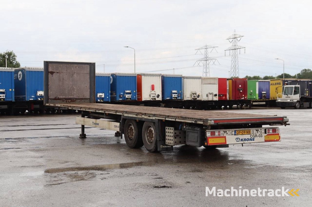 Flachbettanhänger Krone SZ 2016