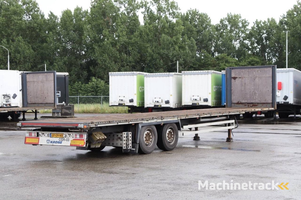 Flachbettanhänger Krone SZ 2016