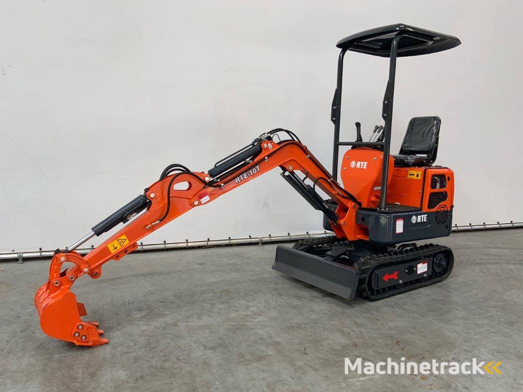 Minigraver RTE 10T Diesel 11.7pk 2025 Nieuw
