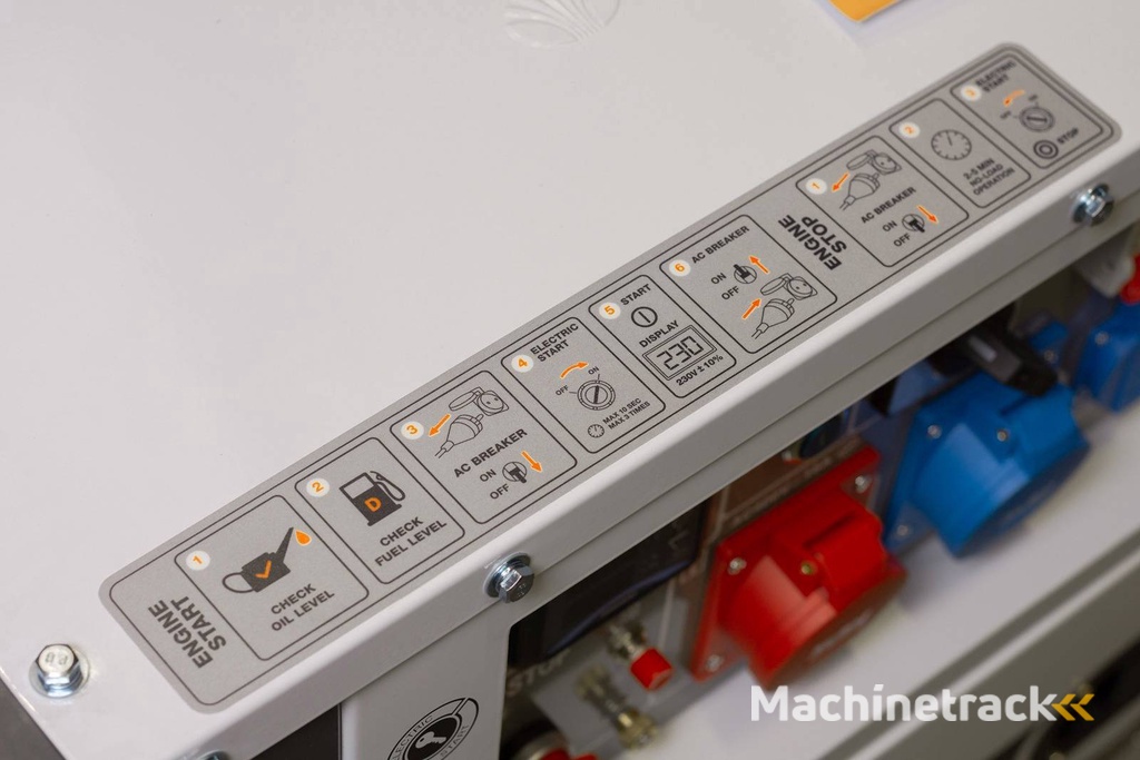 4x Generator Daewoo DDAE10500DSE-3G Diesel 8,1kVA Neu