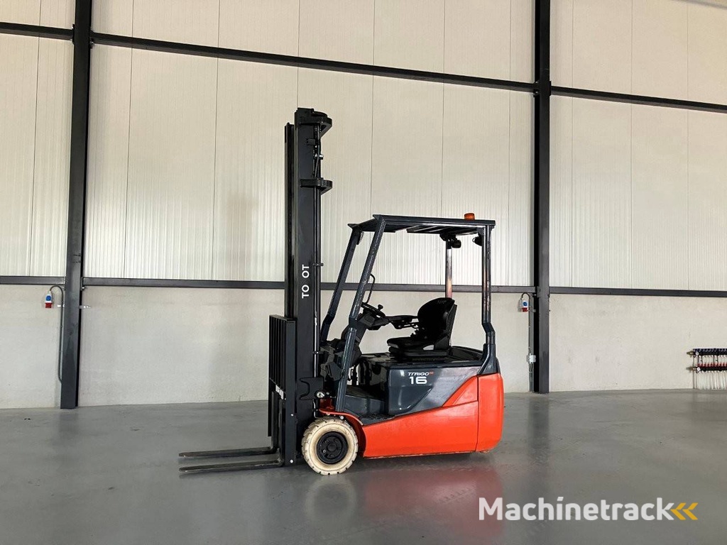 Toyota 8FBE16T Electric Forklift 1600kg 5.0m 2020
