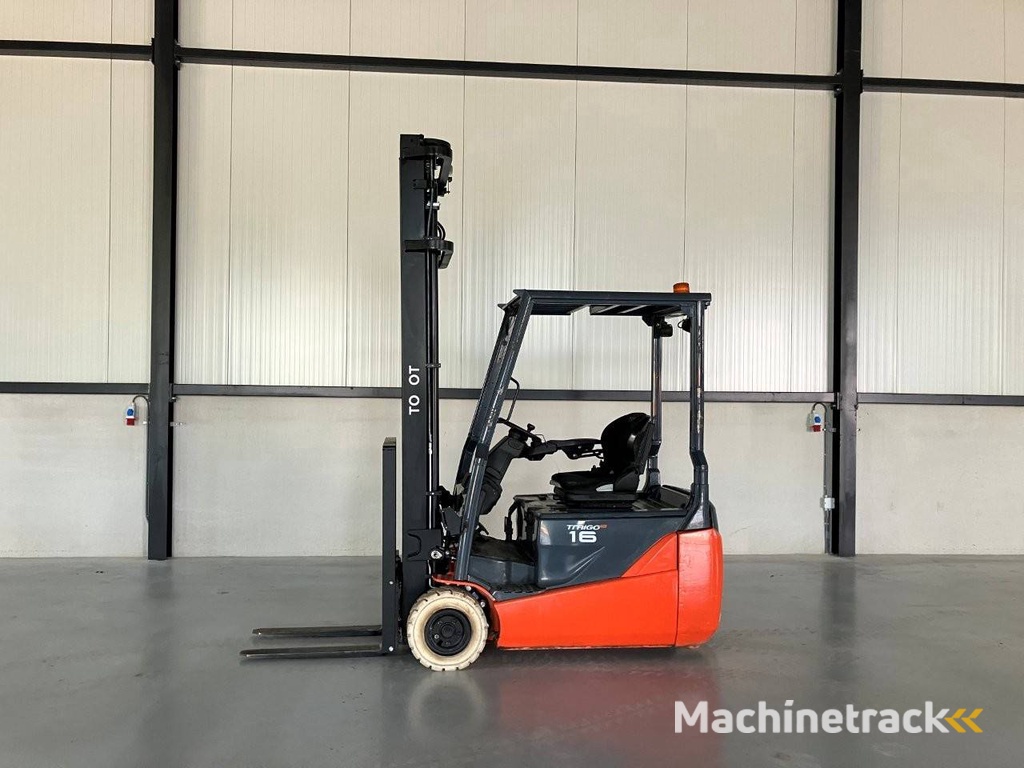 Toyota 8FBE16T Electric Forklift 1600kg 5.0m 2020