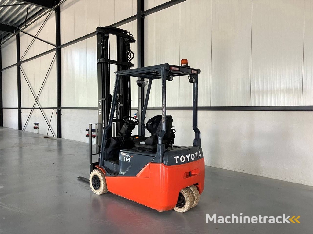 Toyota 8FBE16T Electric Forklift 1600kg 5.0m 2020
